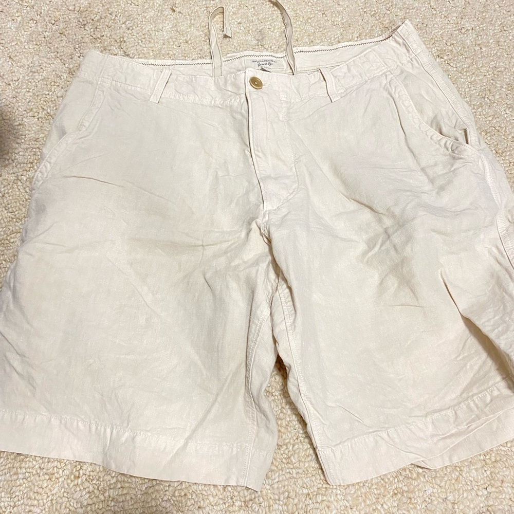 Banana Republic Linen Shorts size 34